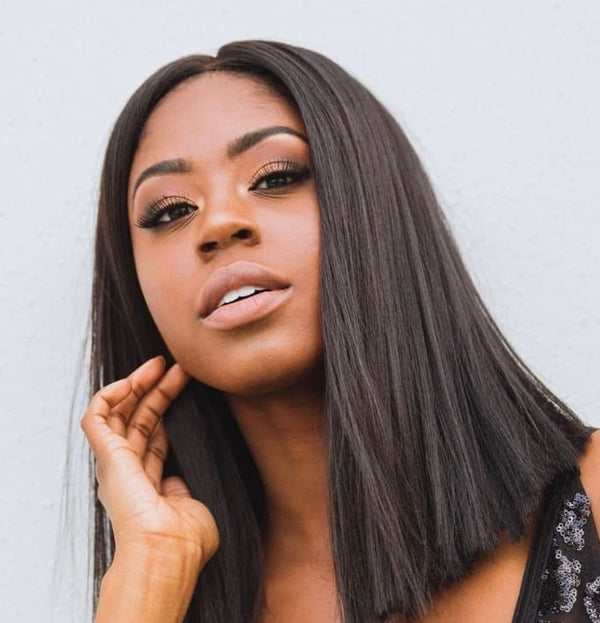 Kylie |  Human Hair T Part Lace Front Wig 180 Density 16 Inch